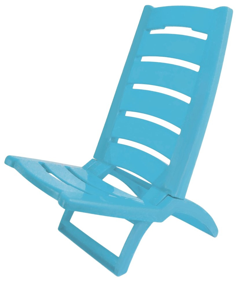 Крісло-шезлонг Adriatic 37.5х65, пластик, блакитний