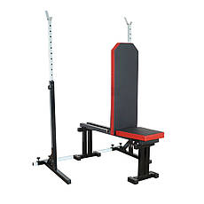 Лавка для жиму регульована 40 на 40 мм + Стійки під штангу 50 на 50 мм, фото 3