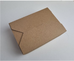 Крафтова ламінована коробка 160x120x60 мм для упаковки товарів та подарунків