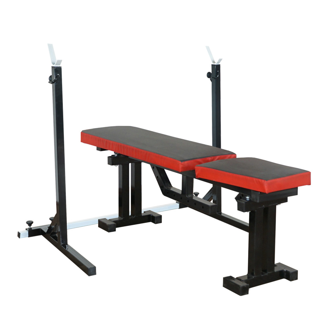 Лавка для жиму регульована 40 на 40 мм + Стійки під штангу 50 на 50 мм