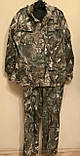Літні костюми Реально великих розмірів (60, 62, 64: пояс штанів 114-130 см), з підтяжками, камуфляж Ліс, Бавовна, фото 4