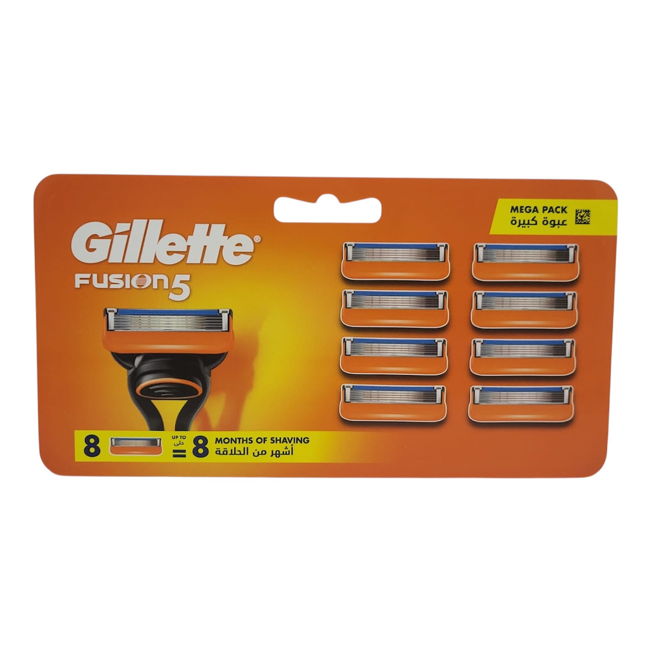 Касети для гоління Gillette Fusion 8 шт. оригінал, фото 1