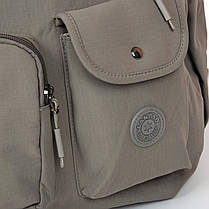 Рюкзак-сумка шкільний підлітковий сірий міський легкий та м'який для дівчинки 6-11 клас один відділ Lanpad WA3088, фото 5