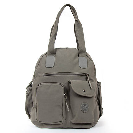 Рюкзак-сумка шкільний підлітковий сірий міський легкий та м'який для дівчинки 6-11 клас один відділ Lanpad WA3088, фото 1