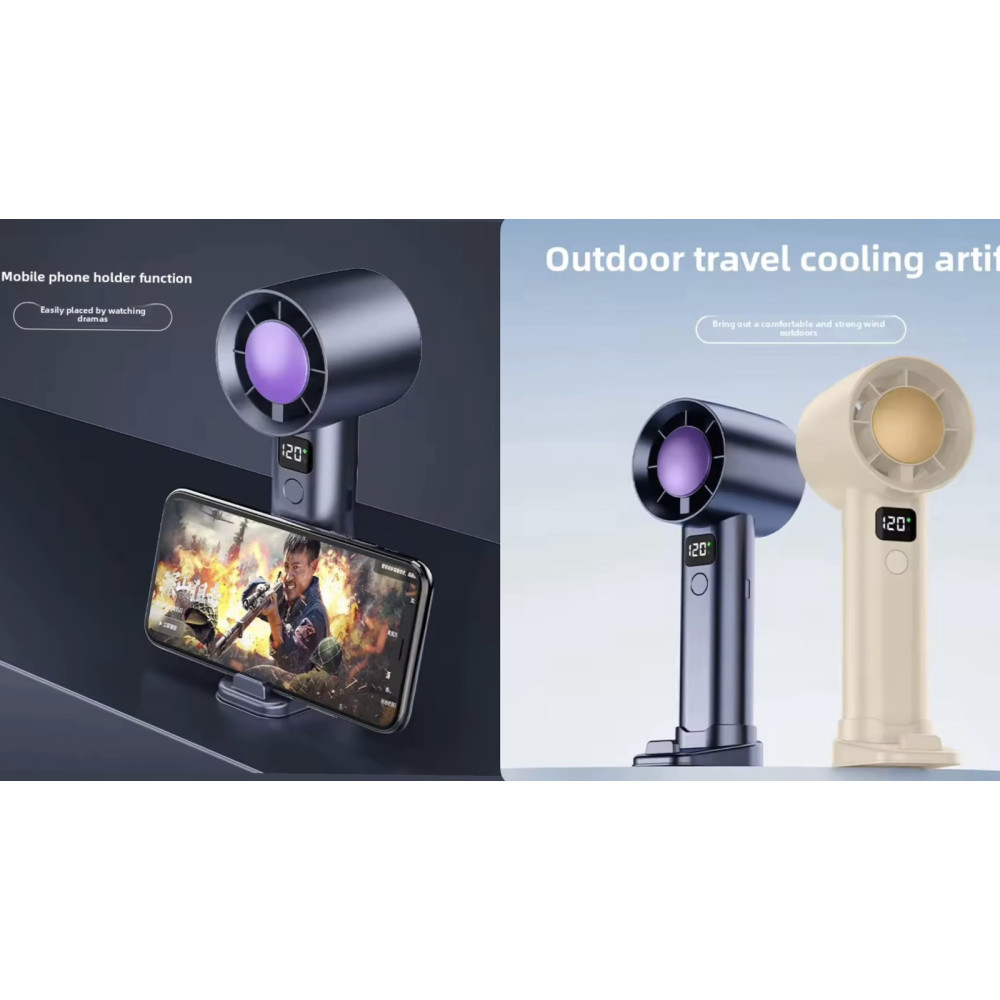 Ручний вентилятор 2025 New Violent Turbo 120 Gear LY-934, фото 1