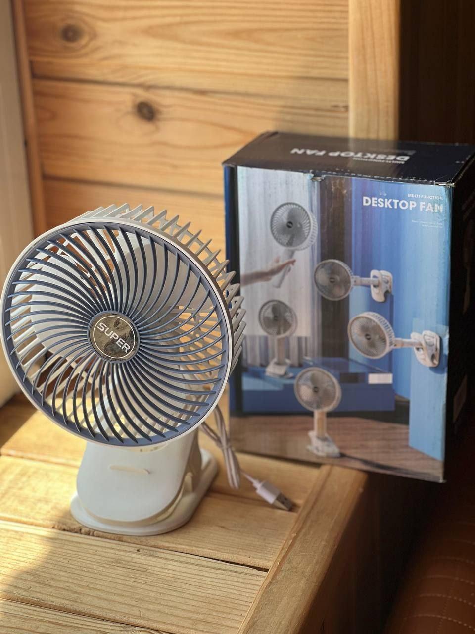 Вентилятор Міні USB із прищіпкою Fan AND XL-1293, фото 1