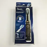 Щітка зубна електрична Shuke SK-601 3 змінні щітки біла, фото 2