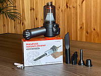 Автомобільний бездротовий портативний пилосос 2 in1 Vacuum cleaner ЧОРНИЙ ly-597, фото 3