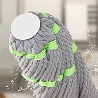 Швабра для сухого та вологого прибирання зелена СІРА AND XL-1046, фото 2