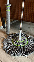 Швабра для сухого та вологого прибирання зелена СІРА AND XL-1046, фото 4