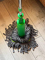 Швабра для сухого та вологого прибирання ЗЕЛЕНА, 2 в 1, 360 дюйма AND LY-741, фото 2