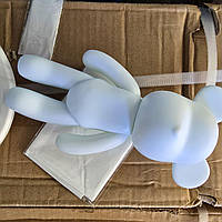 Ведмедик ІГРАШКА для творчості з фарбами, bearbrick, флюїд арт набір Fluid bear AND HA-138, фото 4