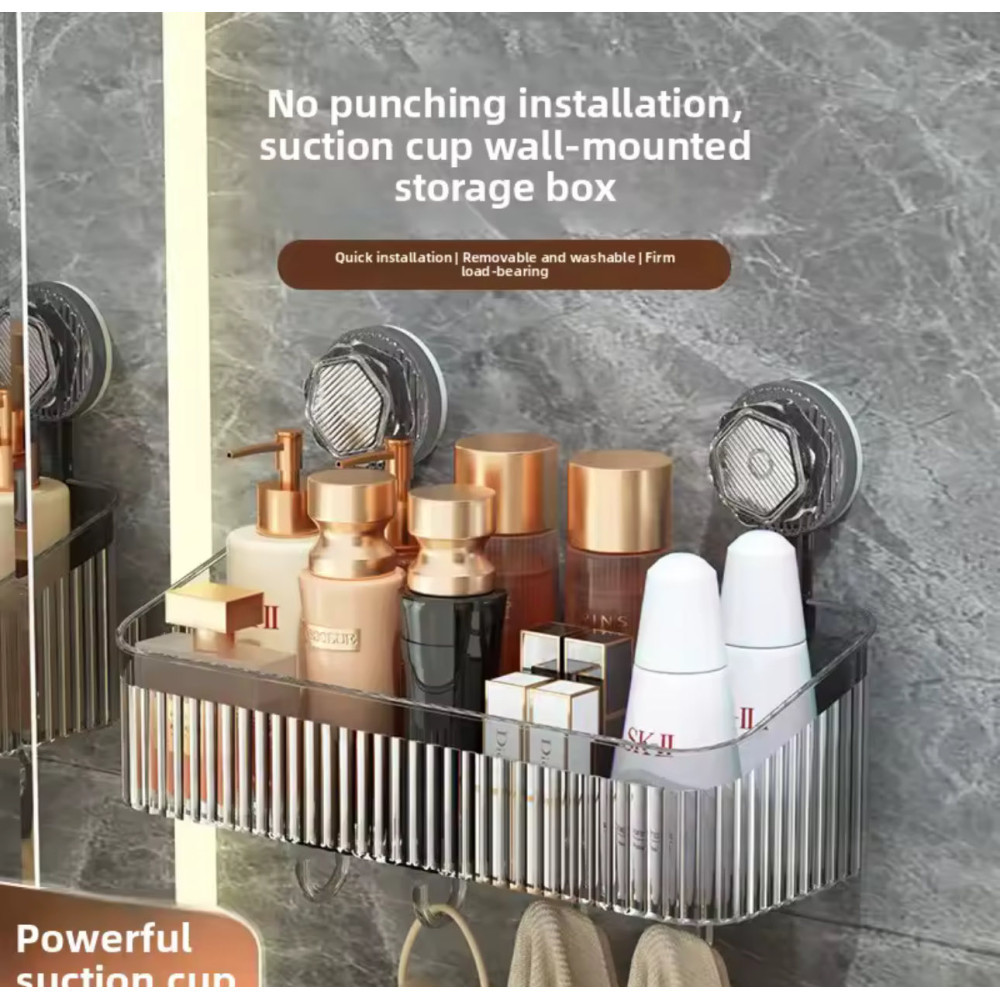 Органайзер у ванну СТИЛЬНИЙ, пластикова одношарова полицяAND LY-929, фото 1