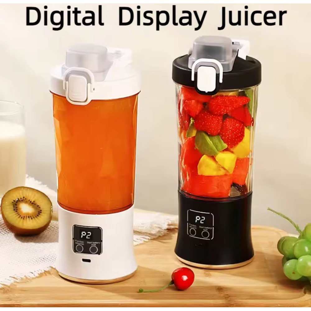 Портативний бездротовий блендер для фруктів, 600 мл із десятьма лезами, 3000 мА·год AND XL-1427, фото 1