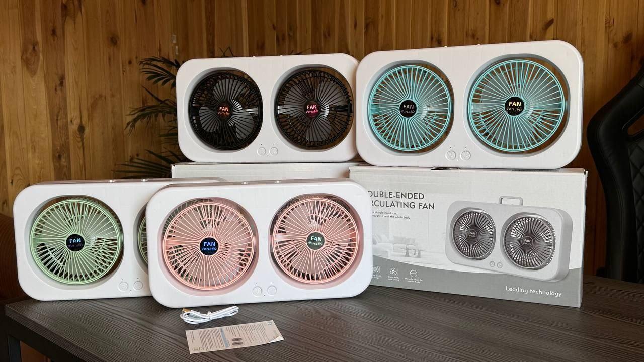 Вентилятор Подвійний подвійний крутий з циркуляцією повітря AND LY-879 F8, фото 1