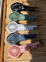 Вентилятор Ручний Портативний із розпиленням води Small fan AND EHF-12, фото 3