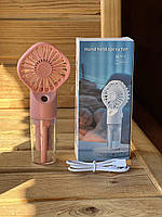 Вентилятор Ручний Портативний із розпиленням води Small fan AND EHF-12, фото 6