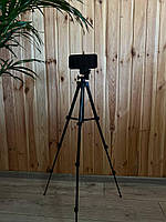 Штатив універсальний 1.02м для фотоапарата та телефону трипод металевий TRIPOD 3120, фото 3