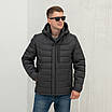 Чоловічі куртки зимові великого розміру 50-64 темно-синій, фото 6