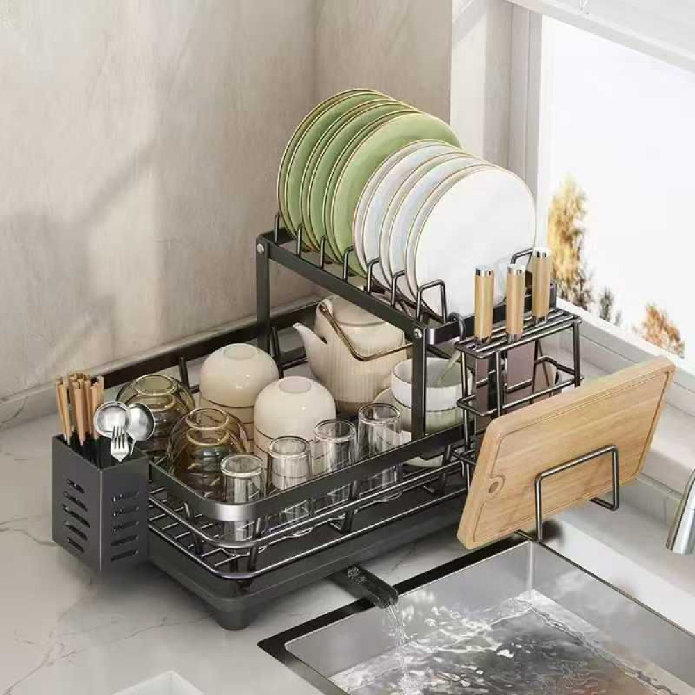 Кухонний стельаж-Сушарка Для посуду Органайзер kitchenware AND-102-30-10PCS, фото 1