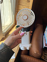 Вентилятор міні з підставкою для телефону та дисплеєм Mini fanAND XL-880, фото 3