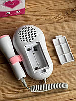 Допплер 3.0 МГц для прослуховування серця плода/Цв.: Рожевий Fetal heart rate detectorXL-1311, фото 5