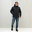 Чоловічі куртки зимові великого розміру 50-64 темно-синій, фото 3