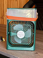 Вентилятор кондиціонер Маленький настільний Usb-зволожувач spray fan XL-1290, фото 7