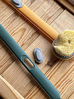 Щітка з довгою ручкою для ДУША з ємністю для миючого засобу Body brushAND LY-588, фото 2