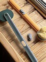 Щітка з довгою ручкою для ДУША з ємністю для миючого засобу Body brushAND LY-588, фото 3