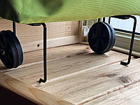 Складний візок для покупок, сумка-візок з колесами, складна сумка для продуктів, фото 6