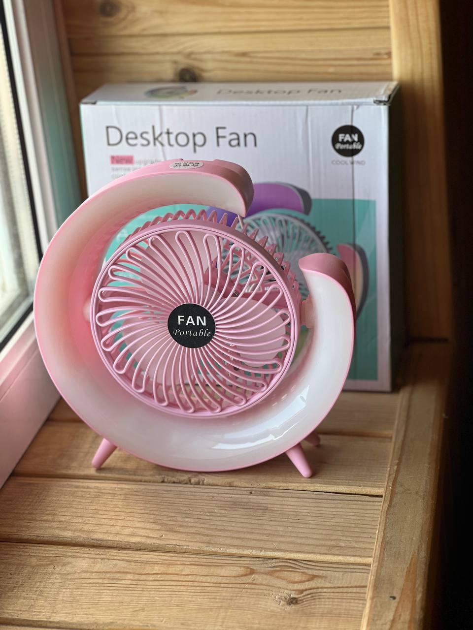 Вентилятор настільний з підсвічуванням Хіт25року XL-1292, фото 1