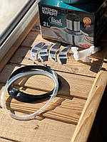 Блискавка Електричний МЕТАЛІЧНА 2 літр пристрій для подрібнення MIXER XL-275, фото 3