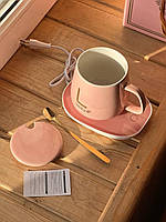 Чашка Кружка з підігрівом від Мережі ПОДАРУНКОВИЙ НАБІР cupAND XL-999, фото 4