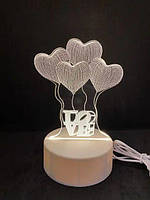 Світильник, нічник, LAMP 3D-9, фото 6