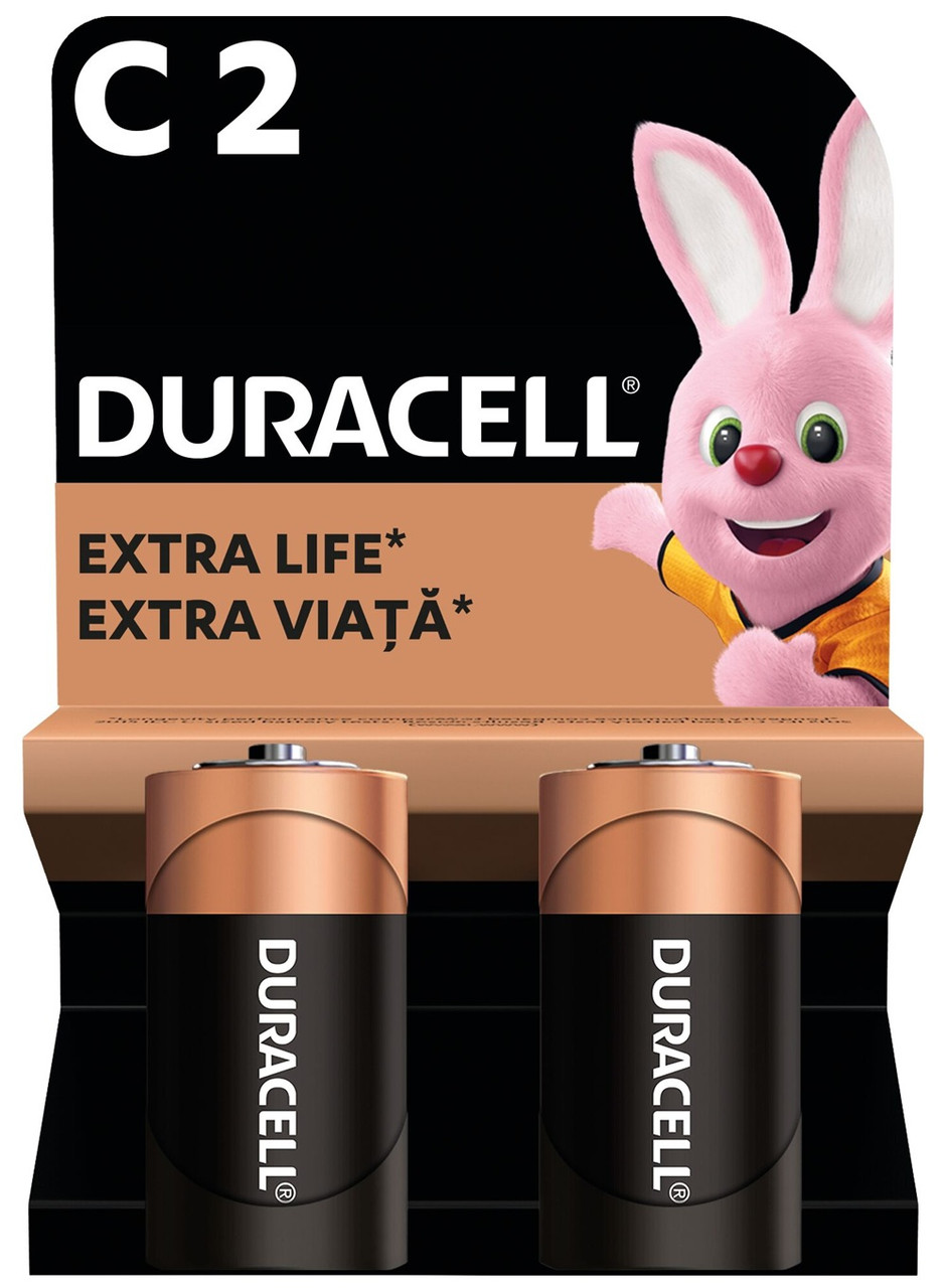 Батарейка DURACELL С/ LR14/ MN1400 2шт Techno-Torba Гарант Качества