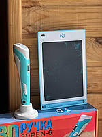 3D ручка Дитячий набір 3D ручка Pen 6 + планшет для малювання 3D PEN AND436, фото 3