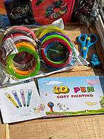 3D ручка Дитячий набір 3D ручка Pen 6 + планшет для малювання 3D PEN AND436, фото 4