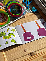 3D ручка Дитячий набір 3D ручка Pen 6 + планшет для малювання 3D PEN AND436, фото 5