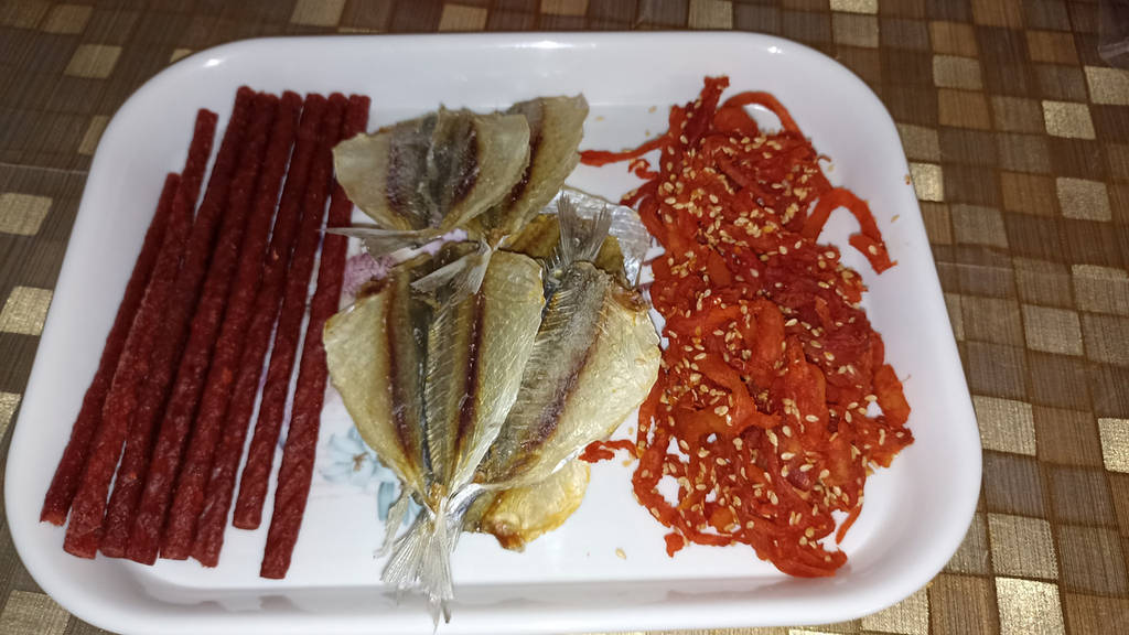 Стружка кальмара з кунжутом (по-шанхайски) Преміум, 500гр, закуски до пива, кальмарові - фото покупців 1