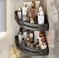 Настінний Тримач Кутовий Для косметичного приладдя Storage Shelf AND-79-10-80PCS, фото 2