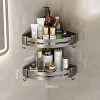 Настінний Тримач Кутовий Для косметичного приладдя Storage Shelf AND-79-10-80PCS, фото 3