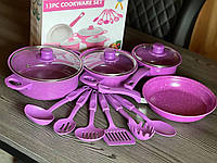Набір посуду + кухонне приладдя 13 предметів COOKWARE SET AND-13-20, фото 2