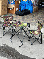 СТІЛ туристичний складаний + 2 стільці камуфляж AND10485-1, фото 3