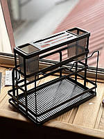 Настінна багатофункціональна стійка для зберігання Органайзер AND-90-10-24pcs, фото 2