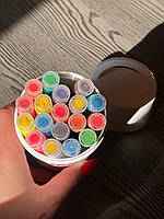 Акварельні маркери БІЛІ- NEW 18 Water color pen AND 638-18 (18 шт), фото 2