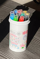 Акварельні маркери БІЛІ - NEW 12 Water color pen AND 638-12, фото 2