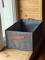 КОРОБКА Органайзер для одягу, storage box ЧОРНА 20*25*36 AND XL-1083, фото 2