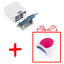 Фрезер для манікюру і педикюру KRYPTON III XPS-450 + UV/LED-лампа SUNUV SUN 2C (оригінал) у подарунок