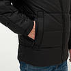 Зимова чоловіча куртка  великого розміру 50-64 чорний, фото 6